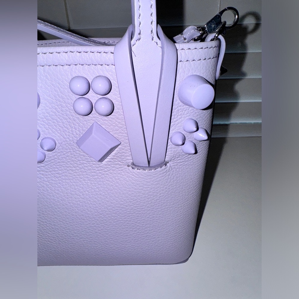 Christian Louboutin Cabata Mini Tote in Lilac Smoke - Picture 4 of 8
